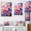 Pêches violettes, représentation de rêves I sur toile-1084230830-1084230831
