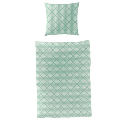 Plaid Duvet Cover Set with Pillowcases Included