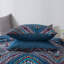  Ensemble de couvre-lit - Ensemble de courtepointe avec taies décoratives Tribal Aztec-1525858555