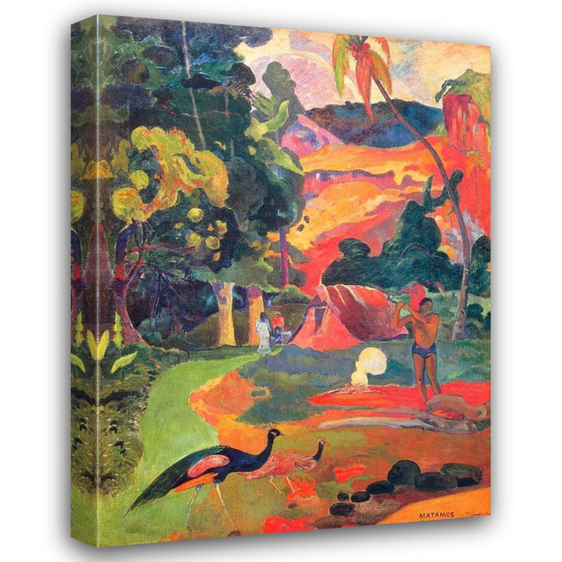 Art sur toile tendue avec Lark Manor ™ Gauguin, Paul, Matamoe, H 47 po x l 36 po