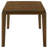 Warren Dark Brown Rectangular Dining Table