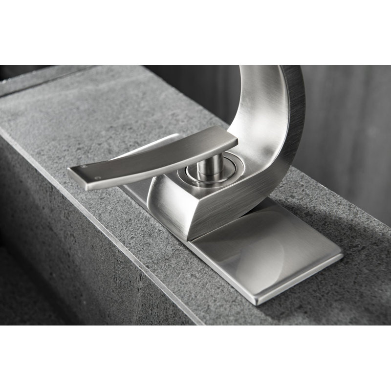 Single-Hole Single-handle Bathroom Faucet, Brushed Nickel
