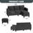  Aadvik 76.4" Upholstered Sofa Chaise-1824328261