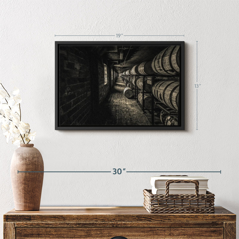 " Whiskey Cellar ", 19" H x 13" W