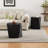 Zayd Modern MGO End Table Set With Geometric Design-1788012031