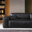 Canapé modulaire noir en cuir véritable-2108942742-2108942747