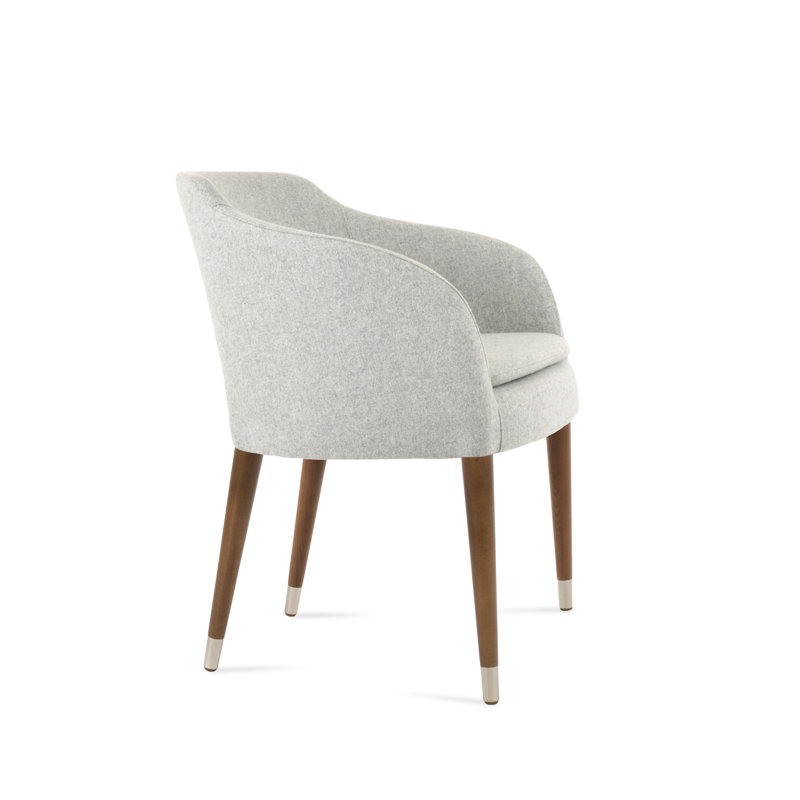 Chaise de salle à manger Buca, Argent argent