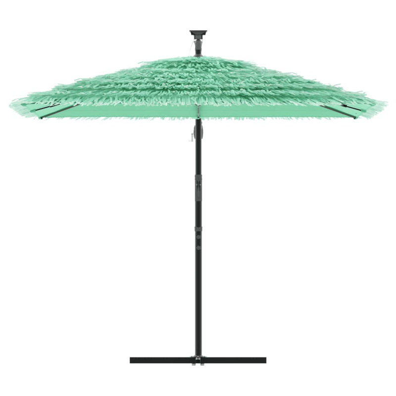 Beach Parasol, Green, 230cm H x 246cm W x 246cm D