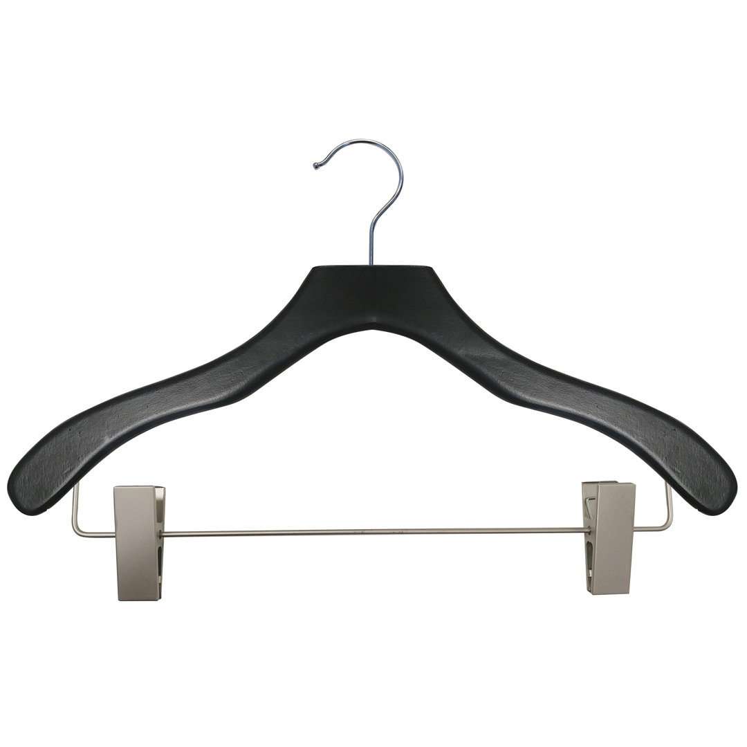 Contemporary Wooden Coordinate Hanger for Suit/Coat (Set of 50) Rebrilliant 
