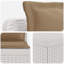 234 cm W Patio Sofa with Cushions-428163985-428163989