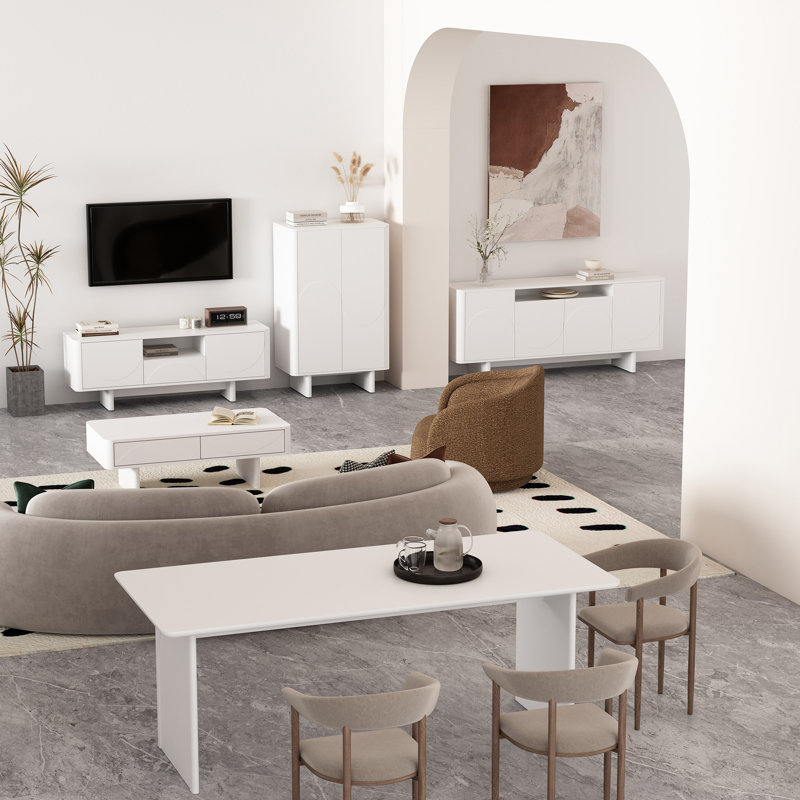Ella 79" Dining Table In (Table Only)
