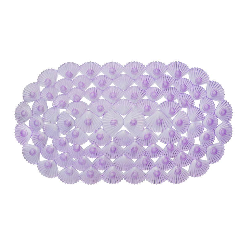 Tapis de douche antidérapant Tabiauea, Mauve