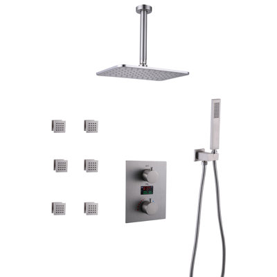Complete Shower System with Rough-in Valve