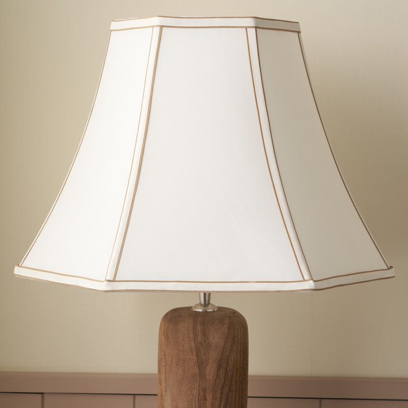 Ervine Bell Lamp Shade ( Uno ), 36.5cm H x 50cm W x 50cm D, Cream