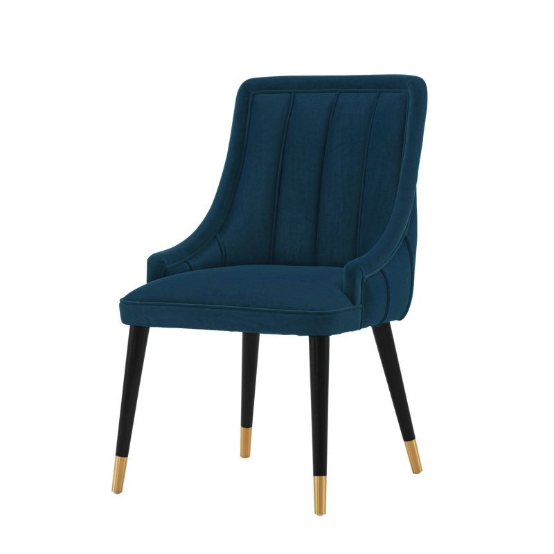 Eda Side Chair Dining Chair, 2, Midnight Blue