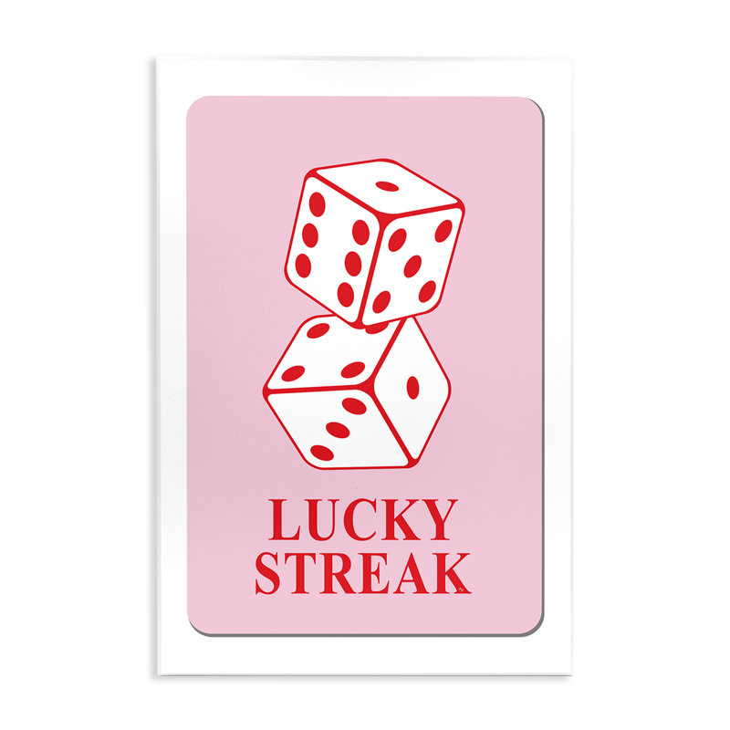 «Lucky Streak Dice» par Martina Pavlova, H 15 po x l 10 po