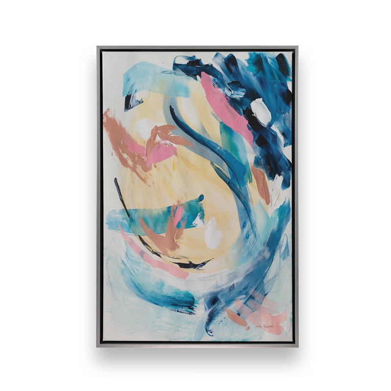 Impression par Jocelyn Elizabeth, impression, 24 W x 36 H, Silver, Framed Canvas