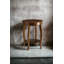 Table d'appoint moderne au fini noyer