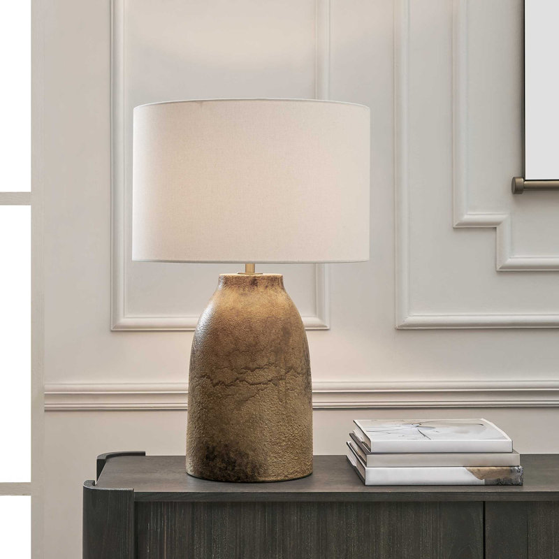 Uttermost Harris Mottled Brown Table Lamp