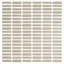 Venini 11.73 In. X 11.88 In. Mini Brick Frosted Glass Mosaic Floor And Wall Tile (0.96 Sq. Ft. / Each)-1295656038