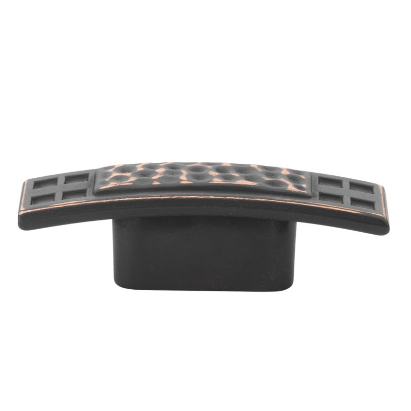 Oversized 2 1/2" Length Rectangle Knob, Oil Rubbed Bronze