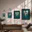 Three Jellyfish Coastal - Print-185364234-185364232