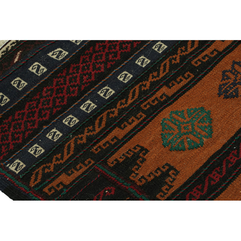 Hand Woven Silk and Wool Area Rug