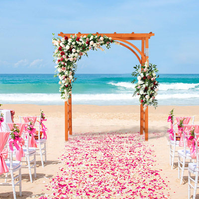 Wooden Arbor Wedding Arch for Ceremony
