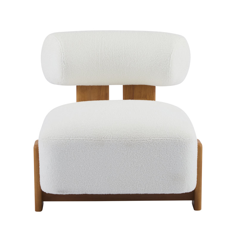 Fauteuil moderne 27,25 po, Beige