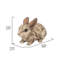 Statue lapin en bois flotté-339798869