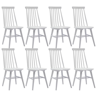 Alvie Solid Wood Cross Back Side Chair