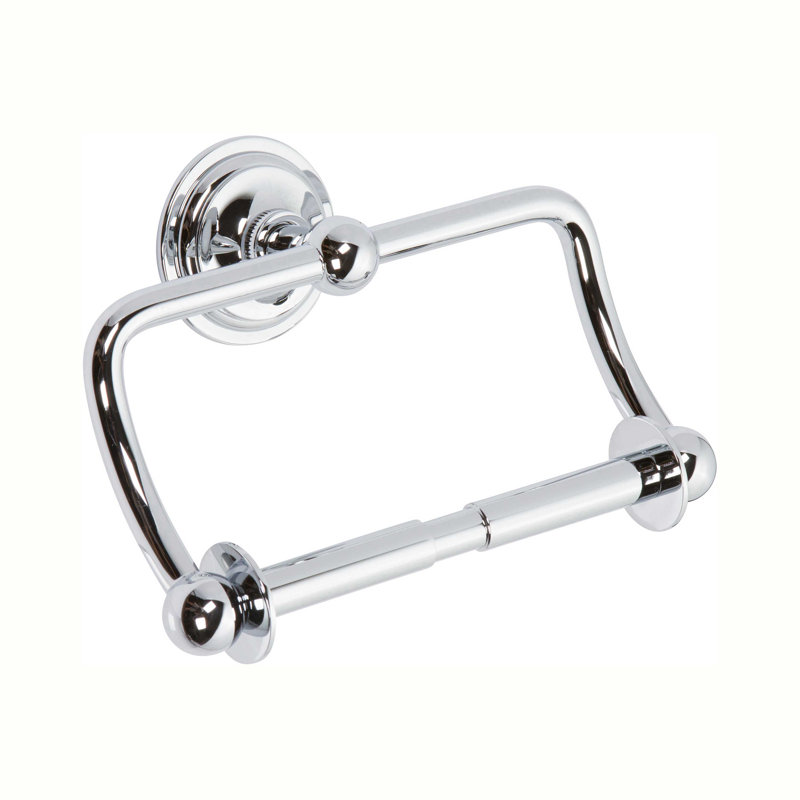 London Terrace Hanging Toilet Paper Holder, Polished Chrome