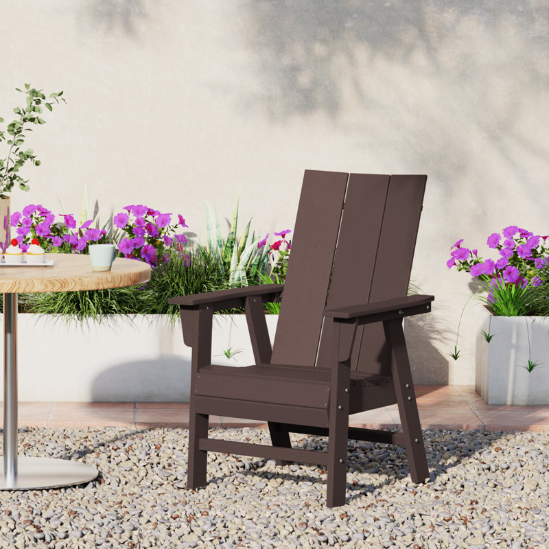 Fauteuil d'extérieur Joubert, Brun foncé