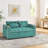 55.51 inch versatile foldable sofa bed in 3 lengths, modern sofa sofa sofa velvet pull-out bed, adjustable back and with USB port and ashtray and swivel phone stand-1679658272
