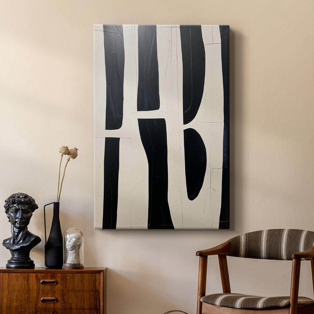 Ivy Bronx ABSTRACT Series DCXC -Custom Wrapped Gallery Cavas | Wayfair
