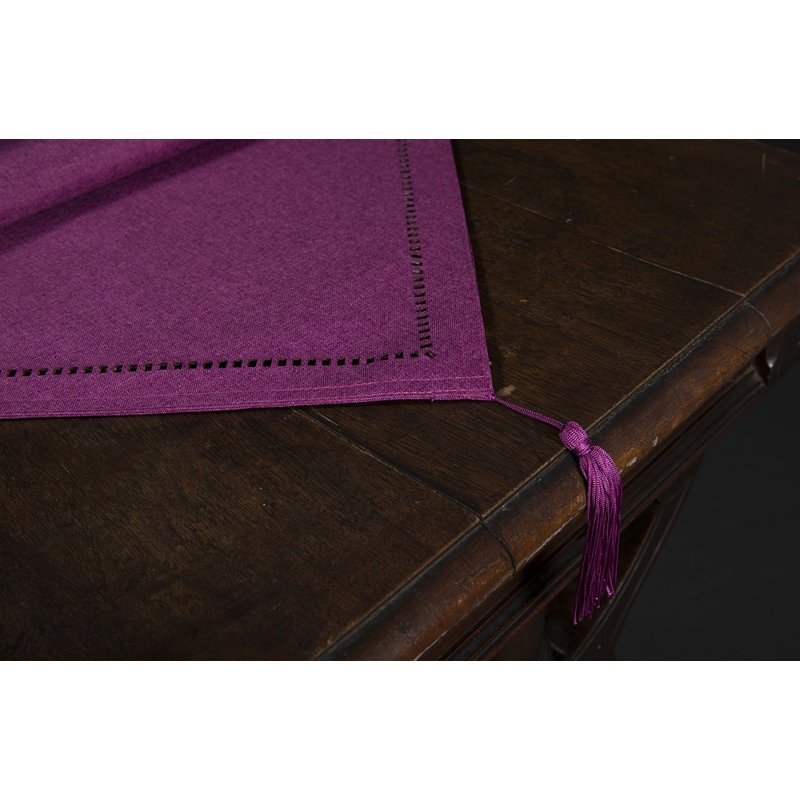 Ahmyla Table Runner, 72" L x 16" W, Plum
