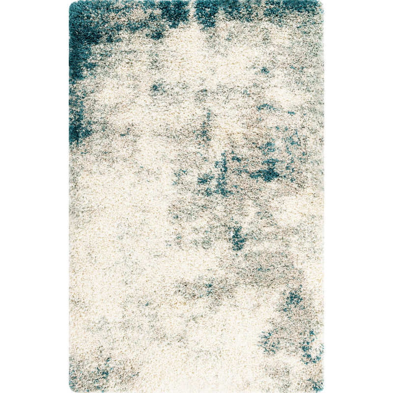 Performance Abstract Indoor Rug, Rectangle 4' x 6'