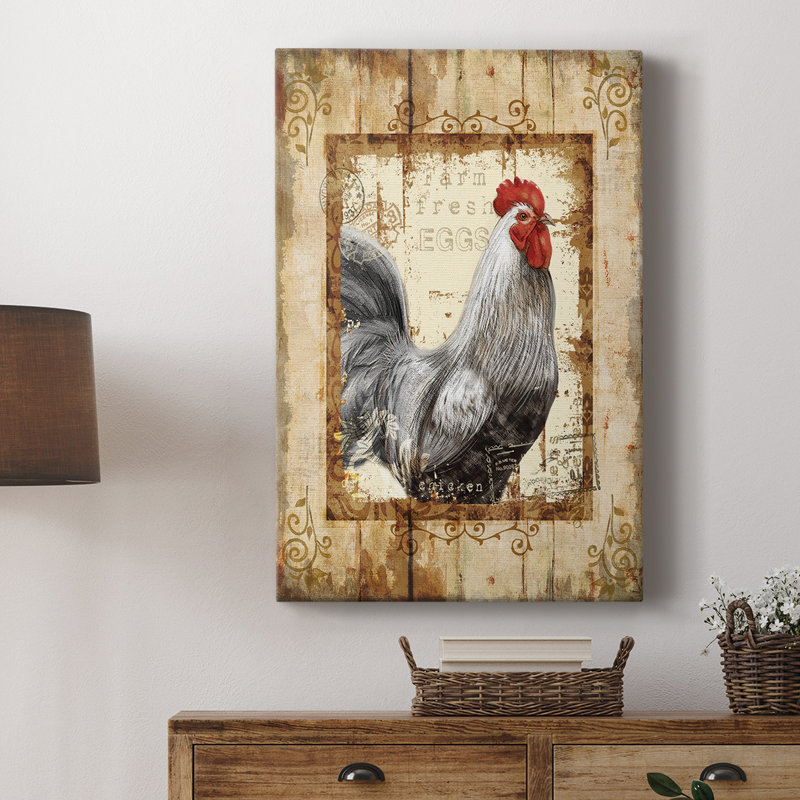 Farm Fresh Rooster - galerie sur mesure, H 18 po x l 12 po