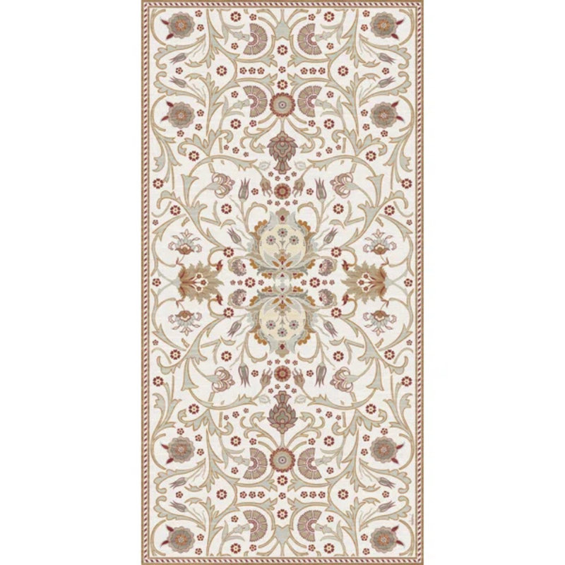 Castany Mix Vinyl Easy to Clean Kitchen Mat, Rectangle 3' x 9'