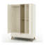 3 Door 2 Drawer Wardrobe With Mirror-544446394