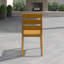 Algarve Teak Patio Dining Chair with Cushion (Set of 2)-1420235961