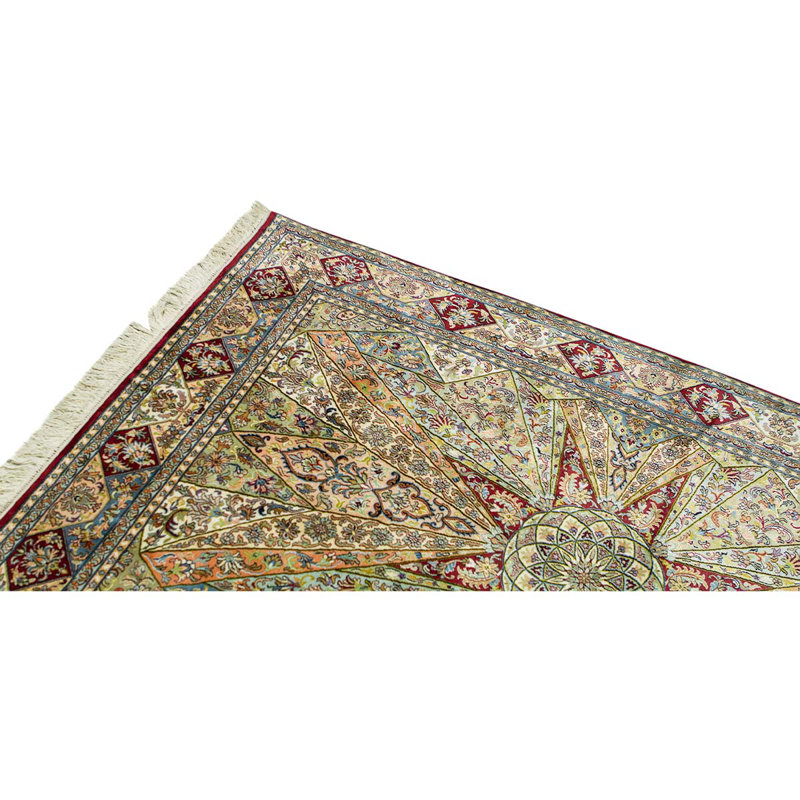 Hand Woven Silk Oriental Area Rug
