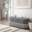 Repose-pieds ovale rembourré avec rangement, repose-pieds multifonctionnel et rangement caché-760563507