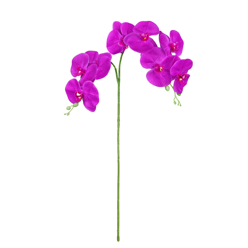 Tige de fleur d'orchidée artificielle, Mauve