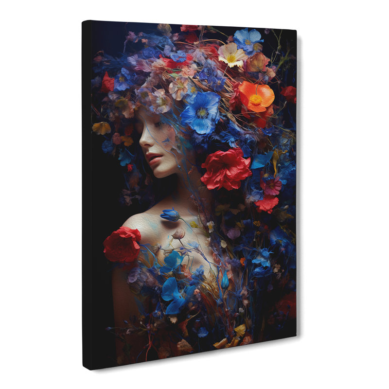Wildflowers Neo-Plasticism No.2 - Print, 60cm H x 40cm W x 3cm D