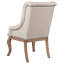 Chaise d'appoint rembourrée (ensemble de 2)
