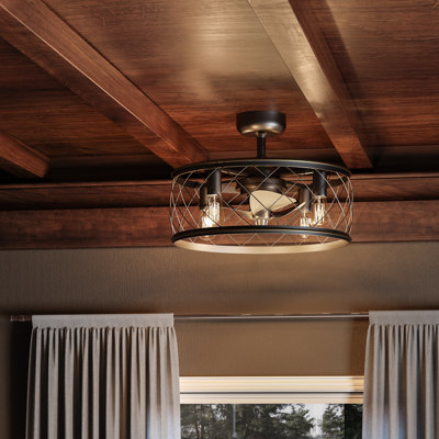 Jonas 12'' Ceiling Fan with Light Kit
