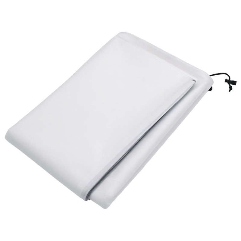 Blayn Plant Fleece Cover, 78.74" H x 92.91" W, White