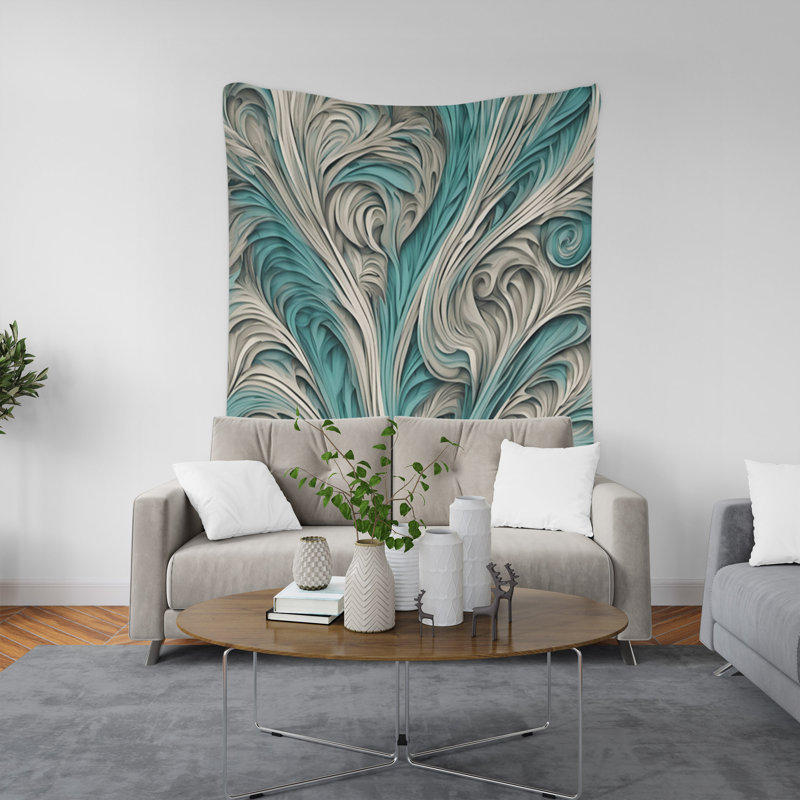 Tapisserie murale, H 60 po x l 51 po