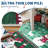 Machine Washable Area Rug Christmas Holiday Rugs Non Slip Santa & Reindeer Xmas Carpet Low Pile Non Shedding Floor Covers for Living Room Bedroom Playroom Nursery-1625126529-1622988339